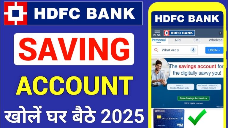 How to Open an HDFC Bank Account Online in 2025