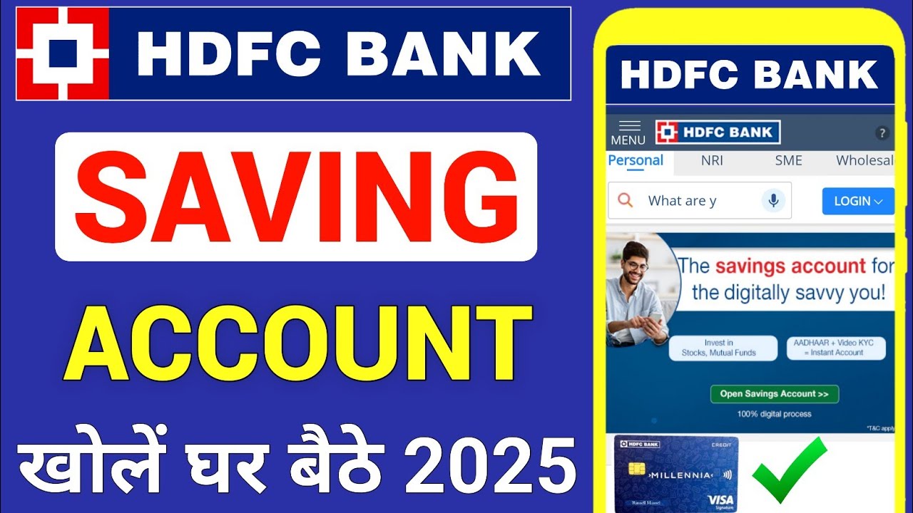 How to Open an HDFC Bank Account Online in 2025