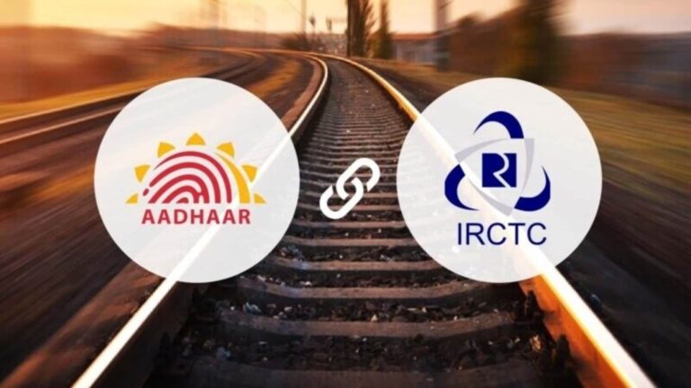 For Faster Tatkal Ticket Bookings - Link Your Aadhaar to IRCTC